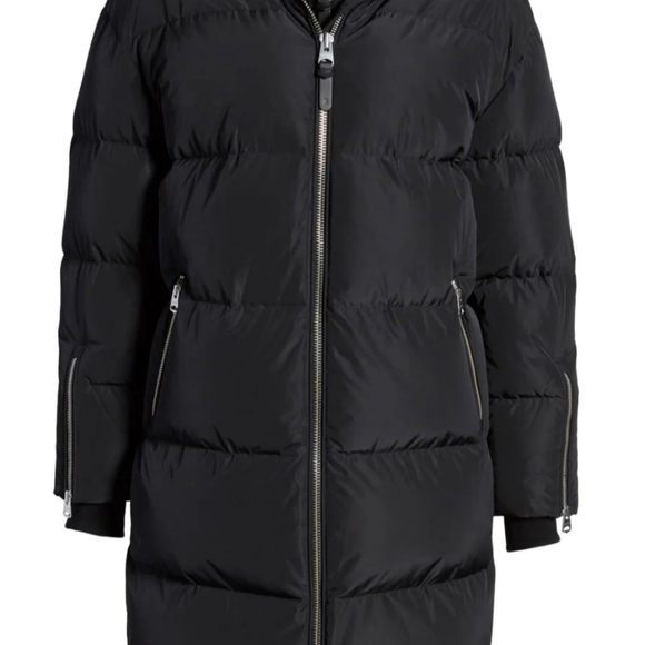 Mackage Raffy Down Coat W Leather Hood 